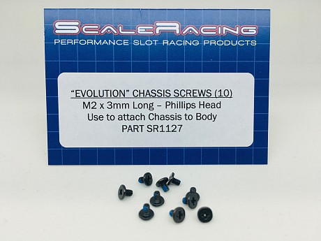 Chassis Screws (10) - M2 x 3mm Long