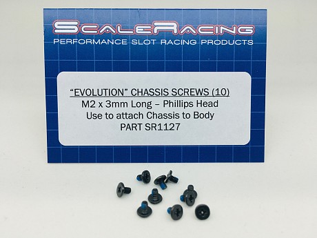 Chassis Screws (10) - M2 x 3mm Long