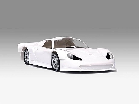 911 GT1 Evo White Car Kit