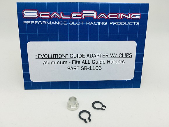 Guide Adapter - Aluminum with C-Clips - Fits All Evolution Guide Holders