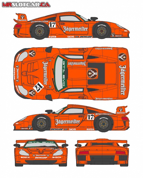 Porsche GT1 EVO Jagermeister Product Image